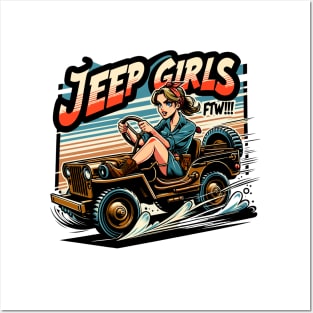 Jeep Girls FTW!!! Posters and Art